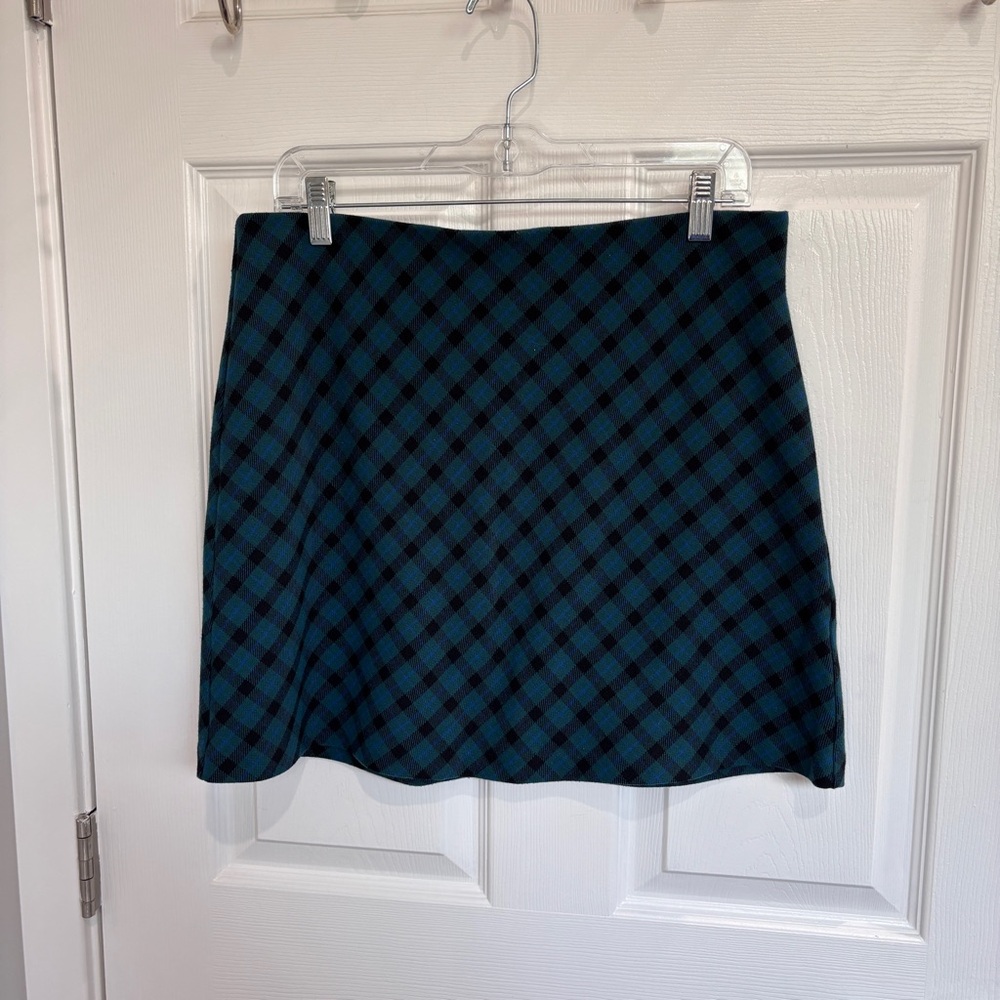 Aritzia Wilfred wool blend plaid skirt | Size 12